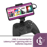 Rotor Riot Gaming Controller for Android – Wired Android Gamepad with Triggers, Power Pass Through Charging, D-Pad - Handheld Game Console Accessory with ZeroG Mobile Device Holder